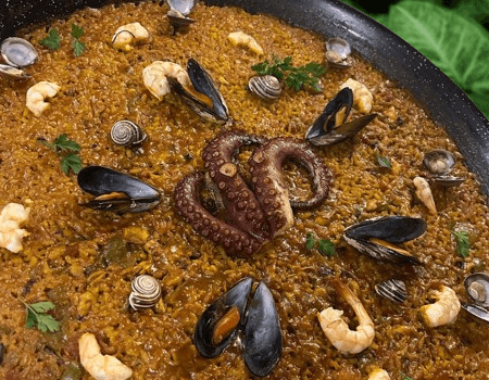 Imagen de una paella